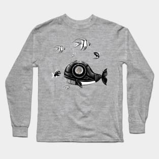Underwater world with fantasy fish Long Sleeve T-Shirt